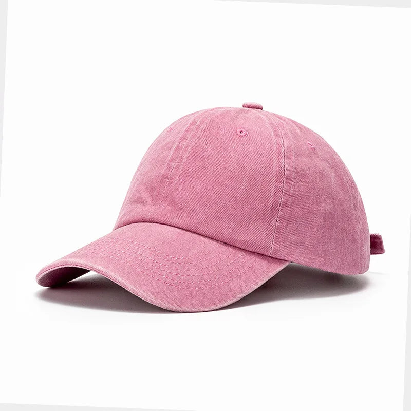 BASEBALL CAP - gewaschen, Baumwolle, Vintage Style