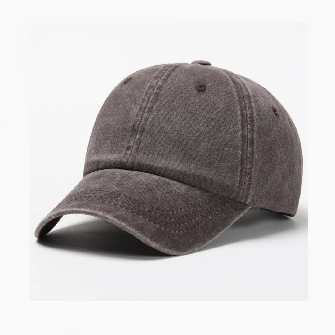 BASEBALL CAP - gewaschen, Baumwolle, Vintage Style