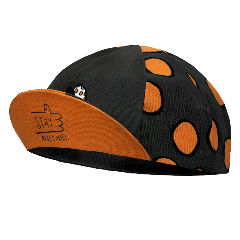 Cycling Cap - Polyester, Retro Style, Sport, Fahrad fahren, Radrennsport, unisex.