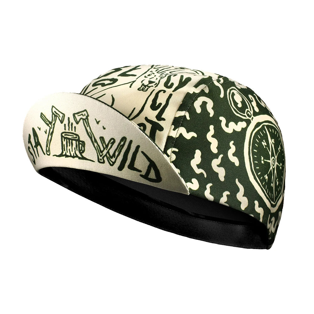 Cycling Cap - Polyester, Retro Style, Sport, Fahrad fahren, Radrennsport, unisex.