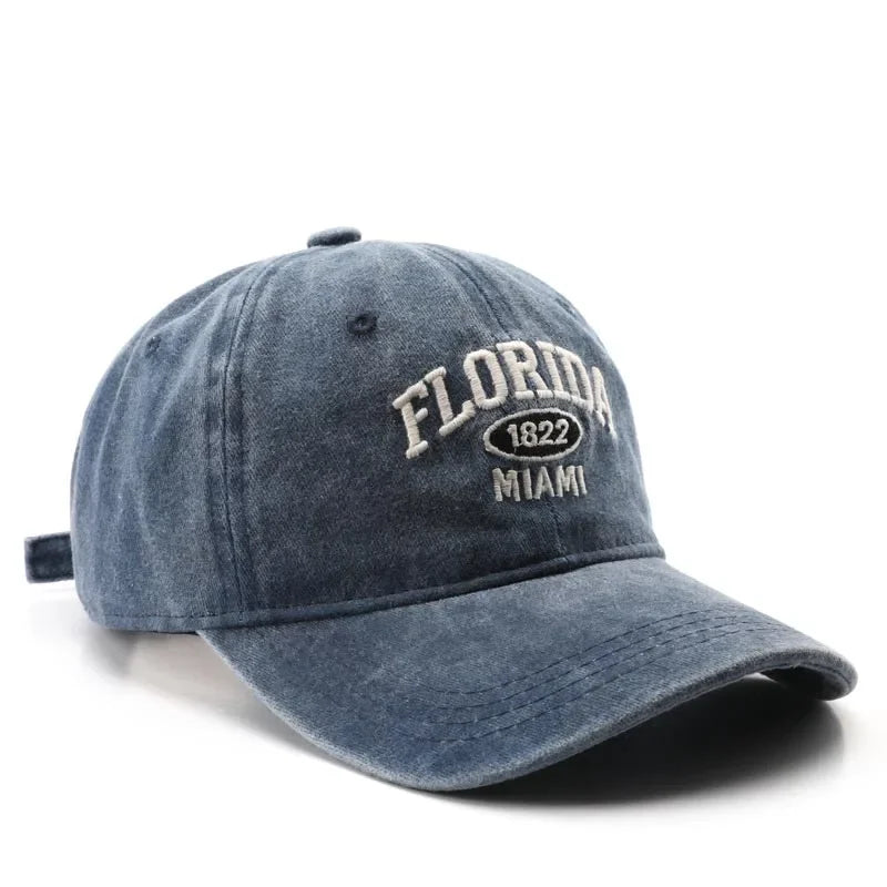 BASEBALL CAP- Classic Vintage Style, bestickt