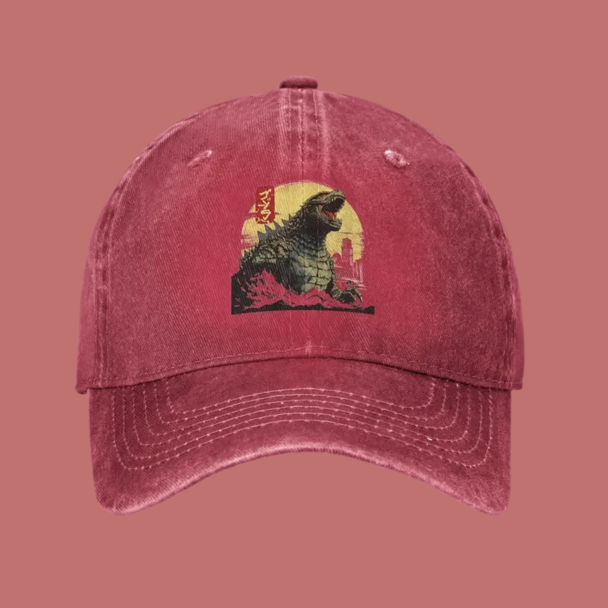 RETRO GODZILLA BASE CAP - Godzilla,Japanisch, Baseball Cap,Vintage,unisex,Retro