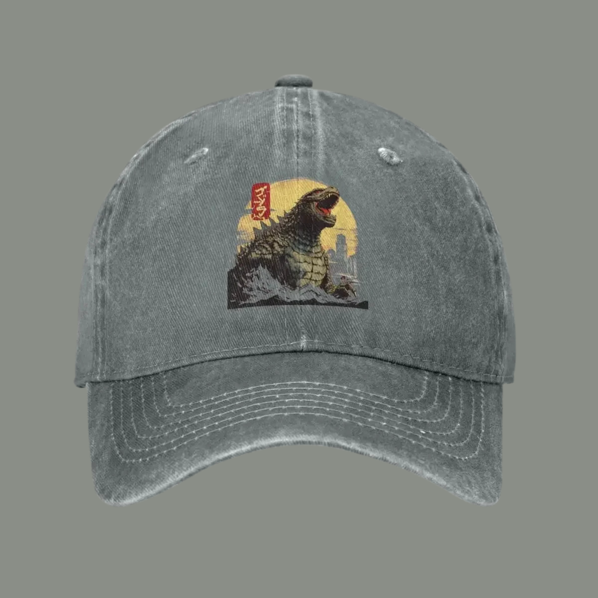 RETRO GODZILLA BASE CAP - Godzilla,Japanisch, Baseball Cap,Vintage,unisex,Retro