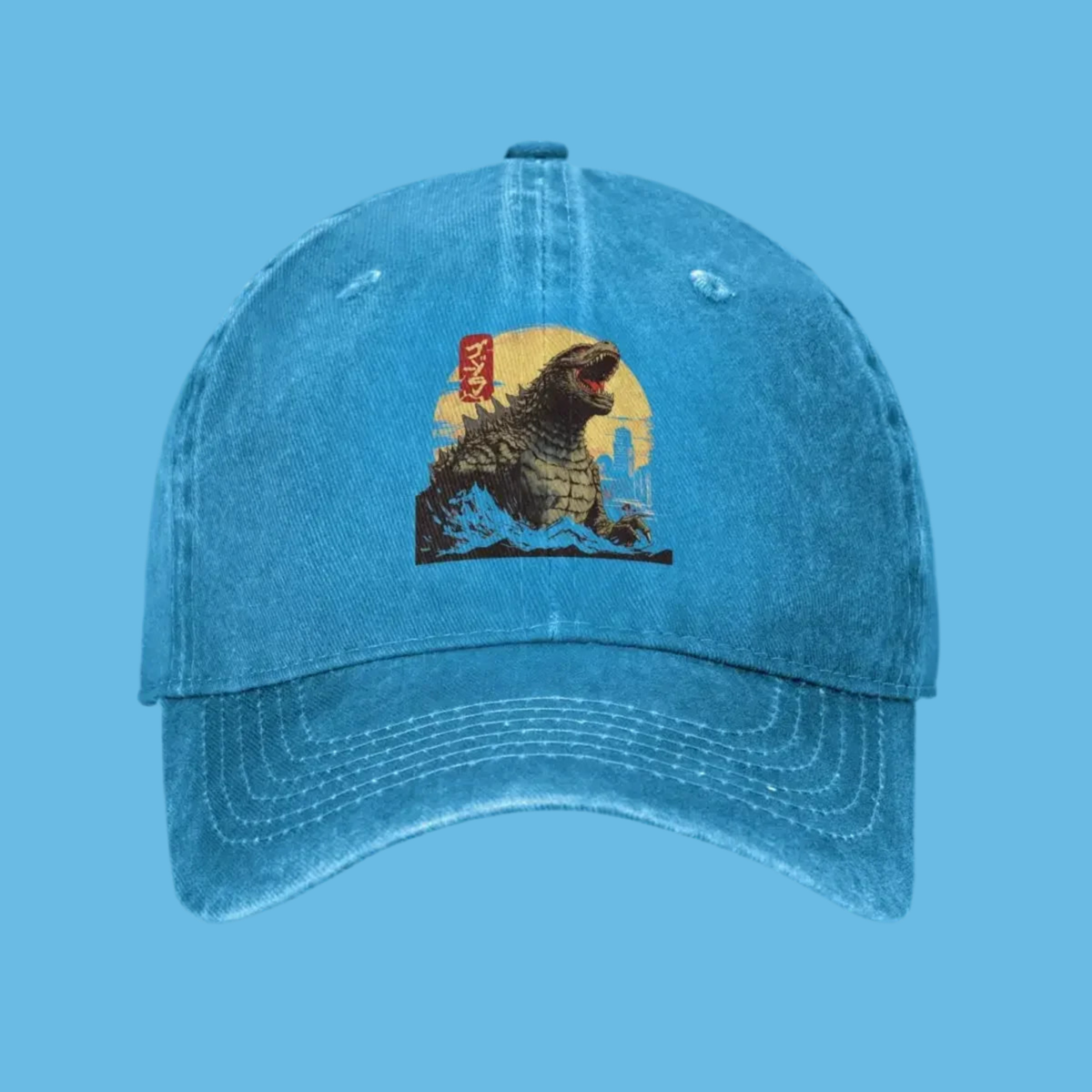 RETRO GODZILLA BASE CAP - Godzilla,Japanisch, Baseball Cap,Vintage,unisex,Retro