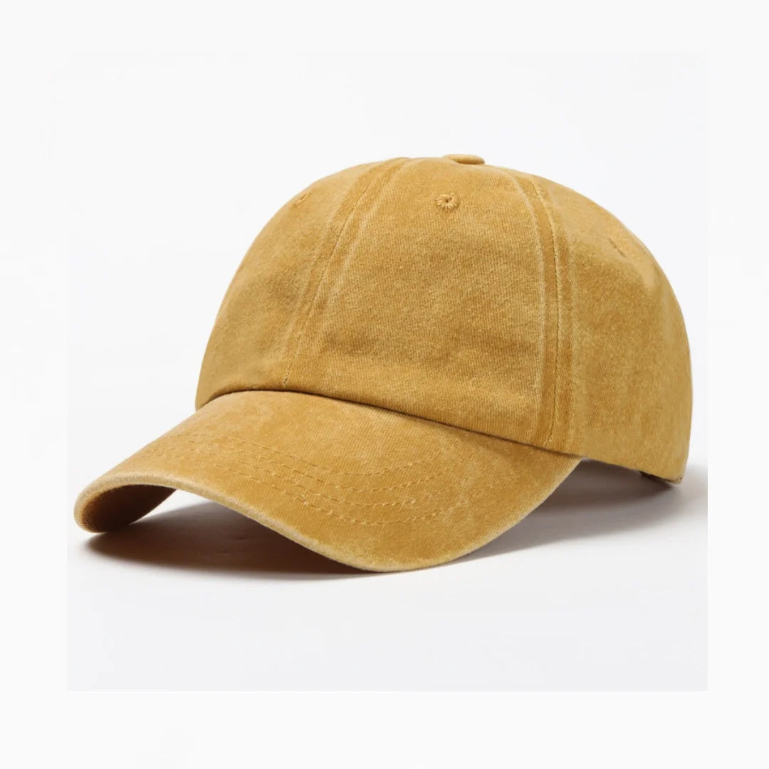 BASEBALL CAP - gewaschen, Baumwolle, Vintage Style