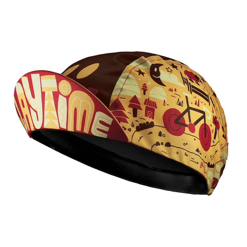 Cycling Cap - Polyester, Retro Style, Sport, Fahrad fahren, Radrennsport, unisex.