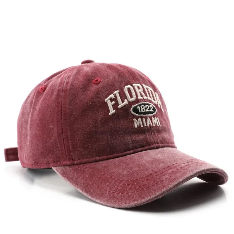 BASEBALL CAP- Classic Vintage Style, bestickt