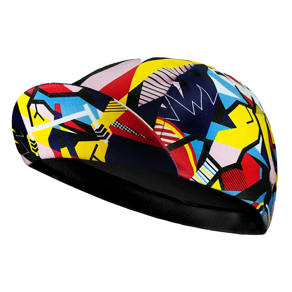 Cycling Cap - Polyester, Retro Style, Sport, Fahrad fahren, Radrennsport, unisex.