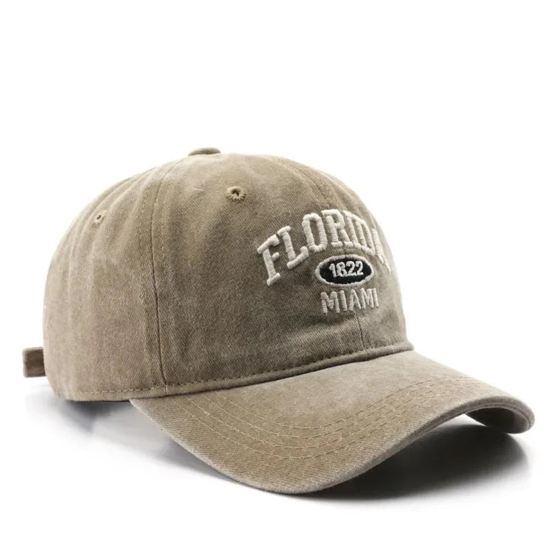 BASEBALL CAP- Classic Vintage Style, bestickt