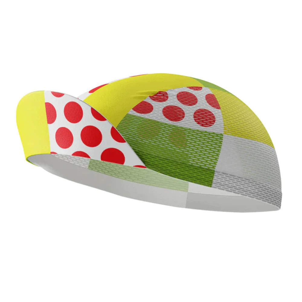Cycling Cap - Polyester, Retro Style, Sport, Fahrad fahren, Radrennsport, unisex.
