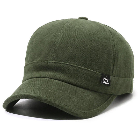 BASE CAP Short Brim - Retro Style, kurzes Schild , unisex,